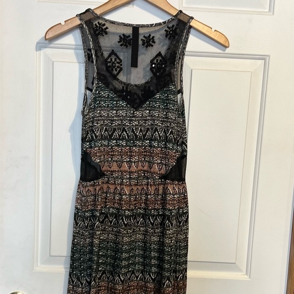 Jessica Simpson Bohemian, Graphic Maxi Dress Size Medium, #56 - Picture 2 of 9